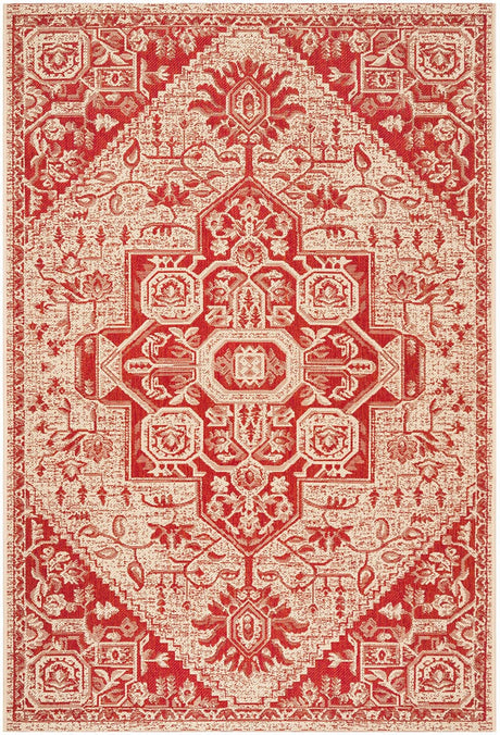 Safavieh Linden Lnd138Q Red / Creme Rugs - Safavieh - lnd138q - 4