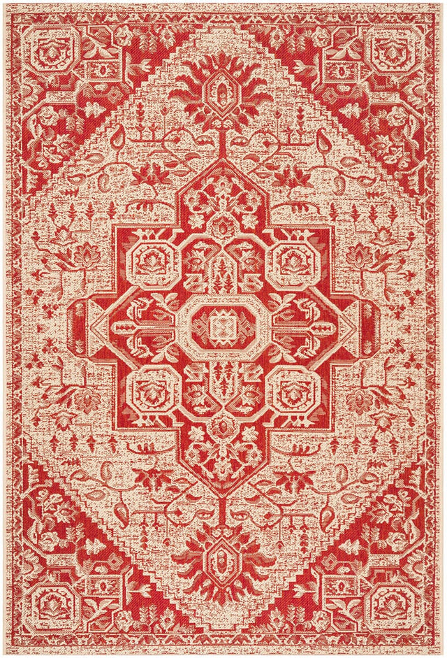 Safavieh Linden Lnd138Q Red / Creme Rugs - Safavieh - lnd138q - 4