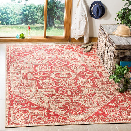 Safavieh Linden Lnd138Q Red / Creme Rugs - Safavieh - lnd138q - 4