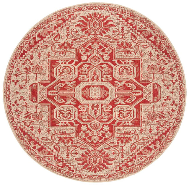 Safavieh Linden Lnd138Q Red / Creme Rugs - Safavieh - lnd138q - 6r