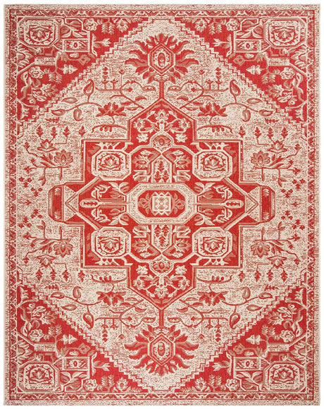 Safavieh Linden Lnd138Q Red / Creme Rugs - Safavieh - lnd138q - 6r