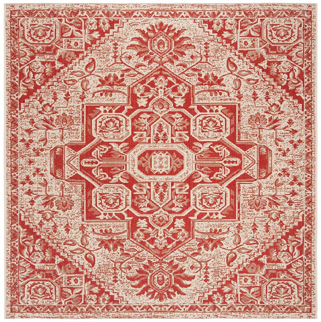 Safavieh Linden Lnd138Q Red / Creme Rugs - Safavieh - lnd138q - 6sq