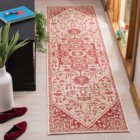 Safavieh Linden Lnd138Q Red / Creme Rugs - Safavieh - lnd138q - 6sq