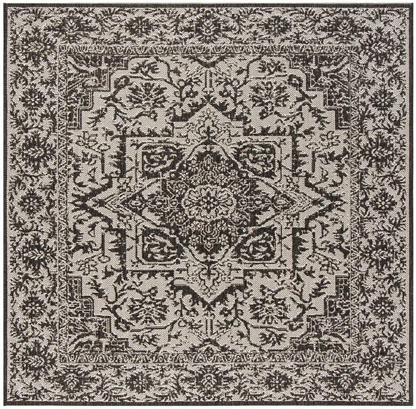Safavieh Linden Lnd139A Light Grey / Charcoal Rugs - Safavieh - lnd139a - 6sq