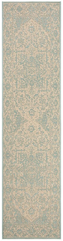 Safavieh Linden Lnd139L Cream / Aqua Rugs - Safavieh - lnd139l - 28