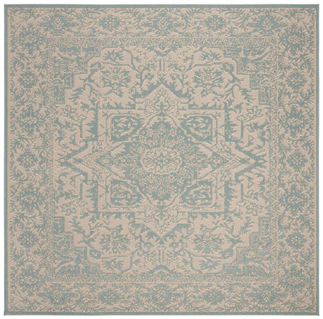 Safavieh Linden Lnd139L Cream / Aqua Rugs - Safavieh - lnd139l - 6sq