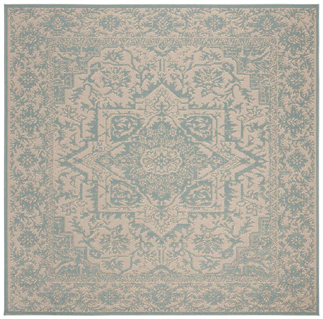 Safavieh Linden Lnd139L Cream / Aqua Rugs - Safavieh - lnd139l - 6sq
