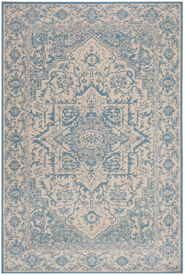 Safavieh Linden Lnd139N Cream / Blue Rugs - Safavieh - lnd139n - 4