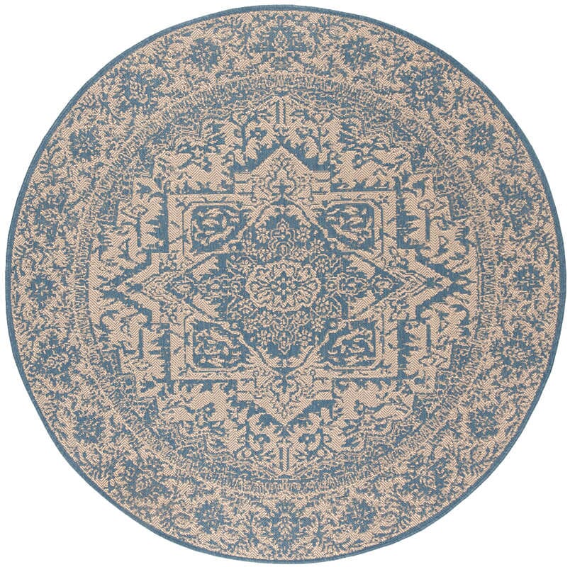Safavieh Linden Lnd139N Cream / Blue Rugs - Safavieh - lnd139n - 6r