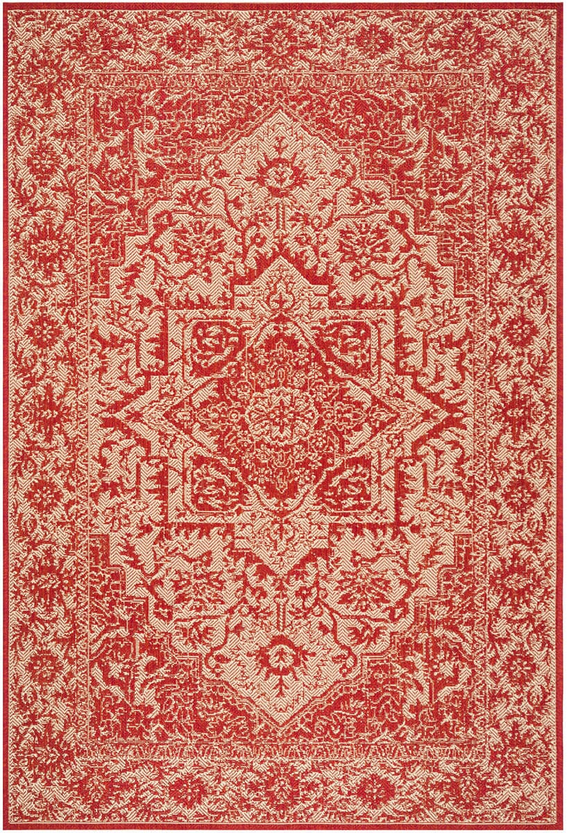 Safavieh Linden Lnd139Q Red / Creme Rugs - Safavieh - lnd139q - 4