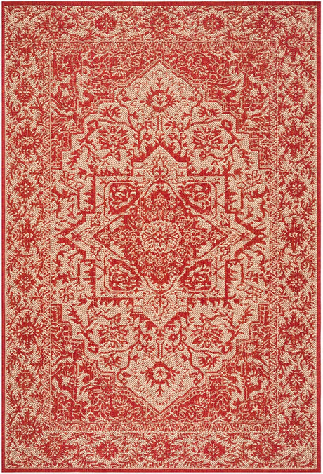 Safavieh Linden Lnd139Q Red / Creme Rugs - Safavieh - lnd139q - 4