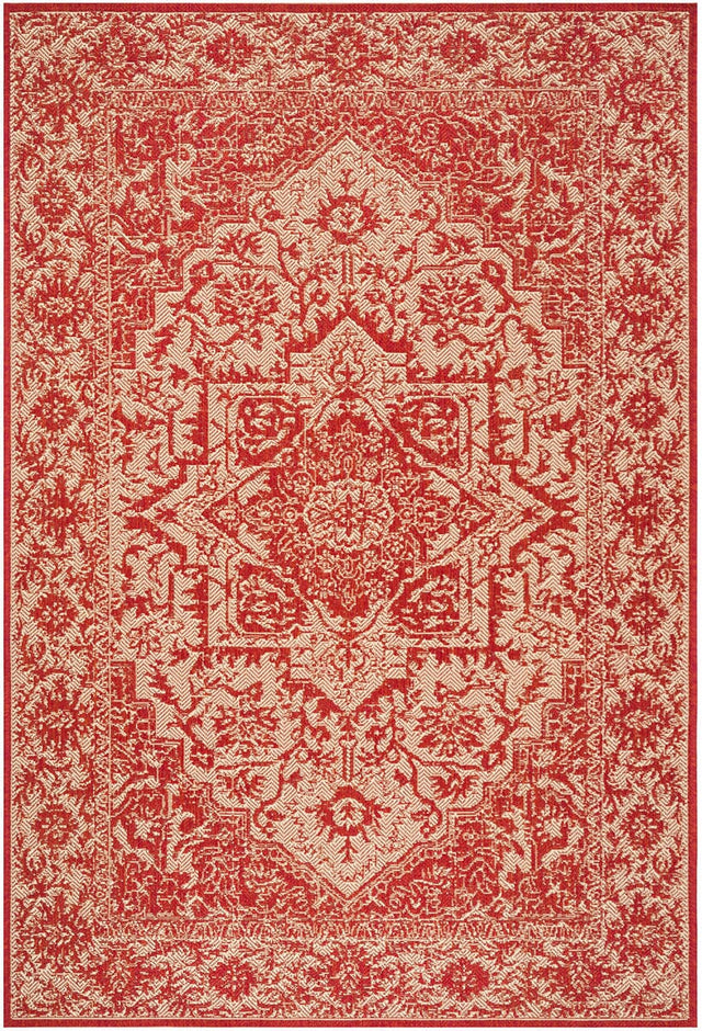 Safavieh Linden Lnd139Q Red / Creme Rugs - Safavieh - lnd139q - 4