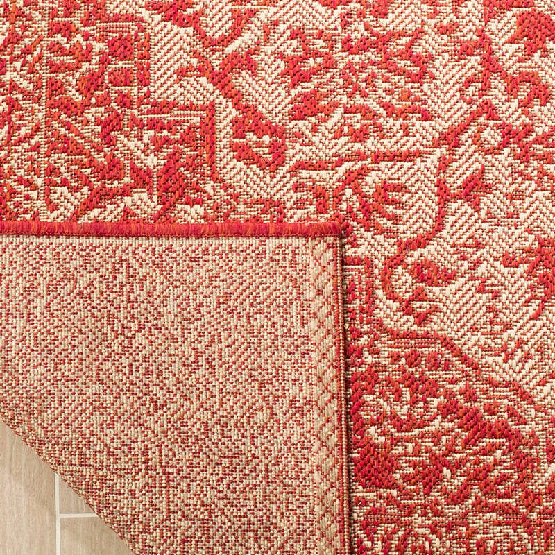 Safavieh Linden Lnd139Q Red / Creme Rugs - Safavieh - lnd139q - 4