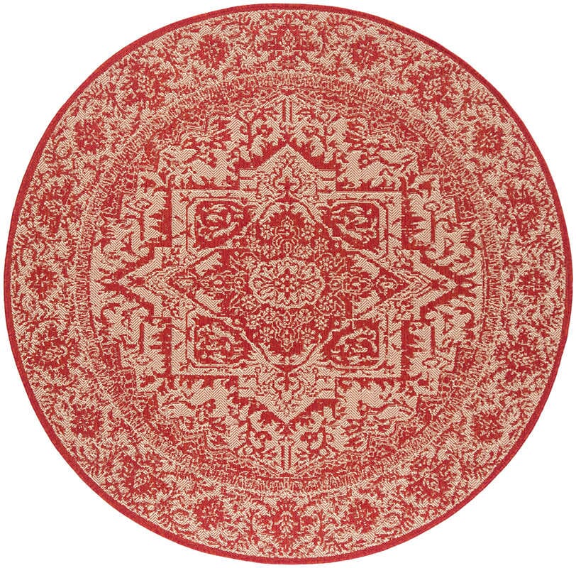 Safavieh Linden Lnd139Q Red / Creme Rugs - Safavieh - lnd139q - 6r