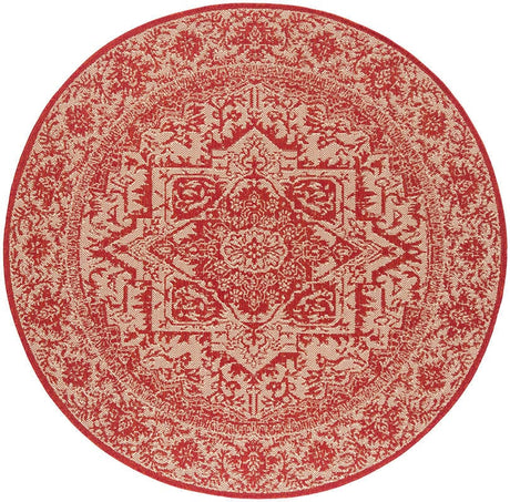 Safavieh Linden Lnd139Q Red / Creme Rugs - Safavieh - lnd139q - 6r
