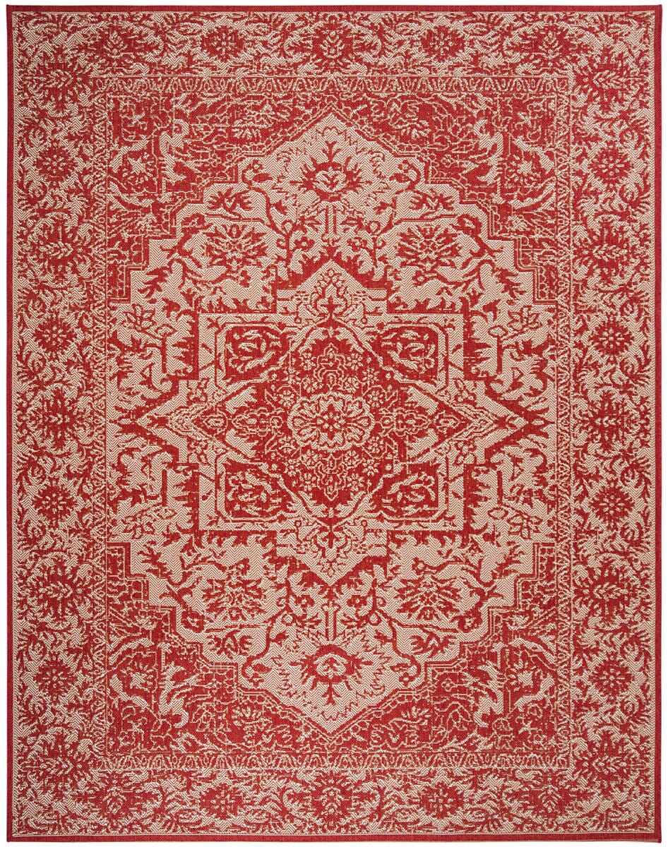 Safavieh Linden Lnd139Q Red / Creme Rugs - Safavieh - lnd139q - 6r