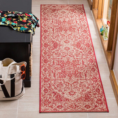 Safavieh Linden Lnd139Q Red / Creme Rugs - Safavieh - lnd139q - 6sq