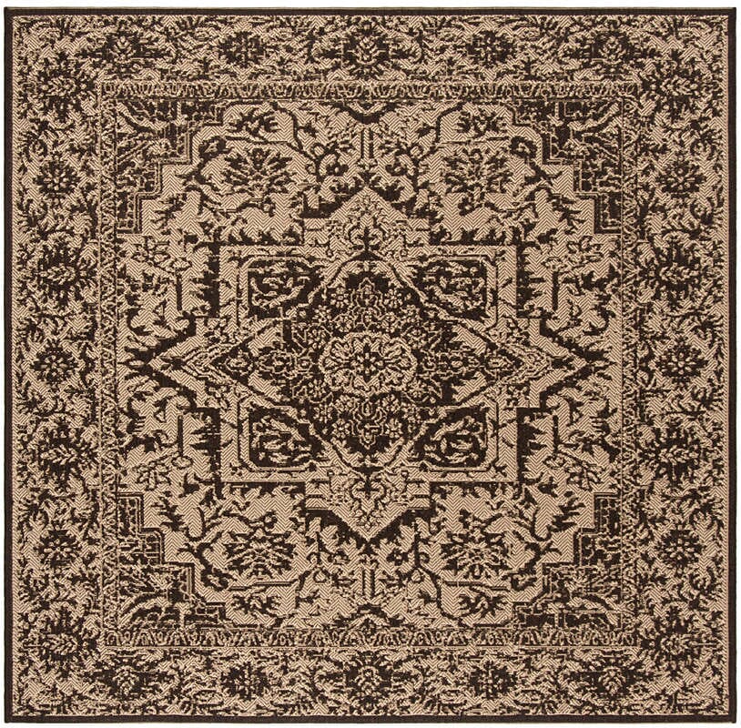 Safavieh Linden Lnd139U Creme / Brown Rugs - Safavieh - lnd139u - 6sq