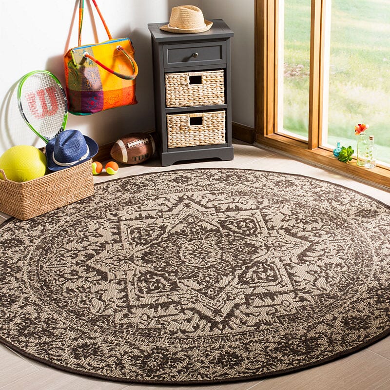 Safavieh Linden Lnd139U Creme / Brown Rugs - Safavieh - lnd139u - 6sq