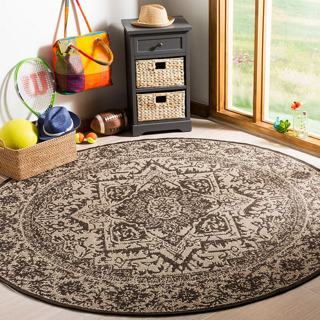 Safavieh Linden Lnd139U Creme / Brown Rugs - Safavieh - lnd139u - 6sq