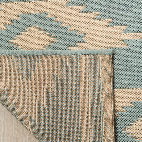 Safavieh Linden Lnd171L Cream / Aqua Rugs - Safavieh - lnd171l - 4