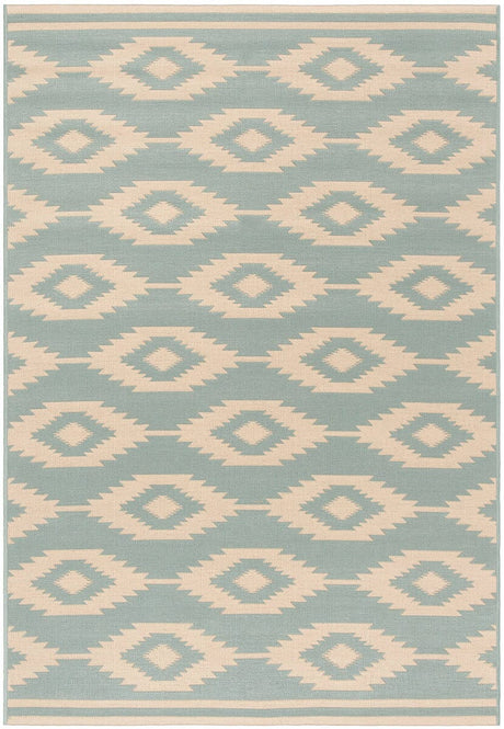 Safavieh Linden Lnd171L Cream / Aqua Rugs - Safavieh - lnd171l - 4