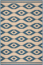 Safavieh Linden Lnd171M Blue / Creme Rugs - Safavieh - lnd171m - 4