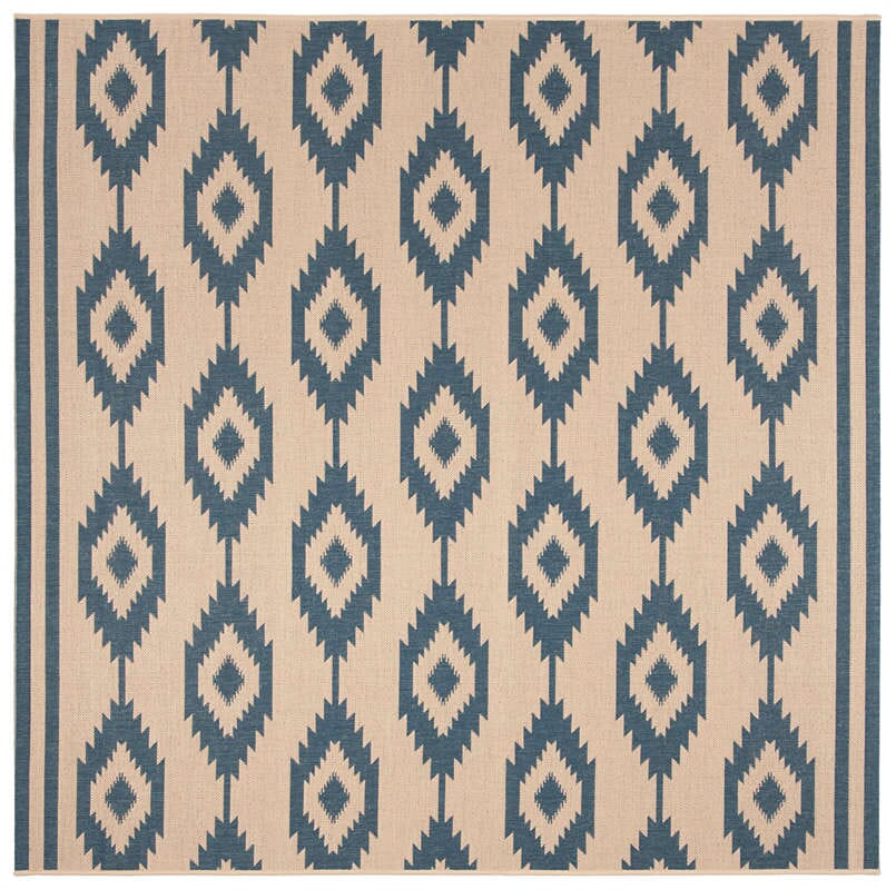 Safavieh Linden Lnd171M Blue / Creme Rugs - Safavieh - lnd171m - 6sq
