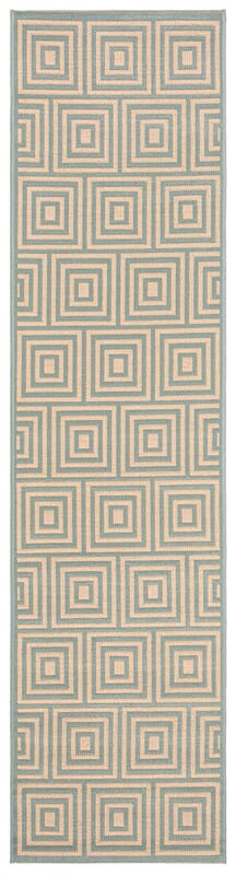 Safavieh Linden Lnd173L Cream / Aqua Rugs - Safavieh - lnd173l - 28