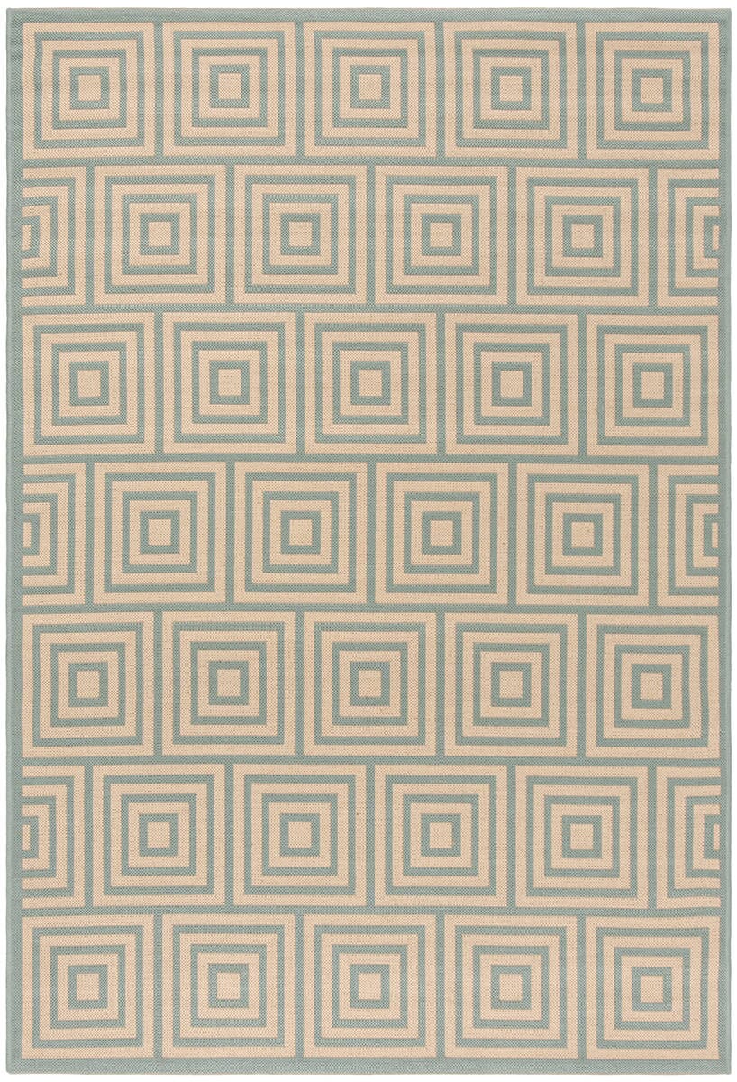 Safavieh Linden Lnd173L Cream / Aqua Rugs - Safavieh - lnd173l - 4