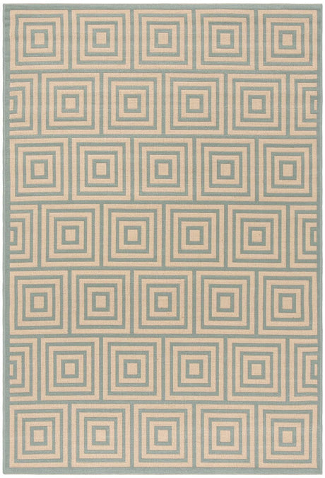 Safavieh Linden Lnd173L Cream / Aqua Rugs - Safavieh - lnd173l - 4