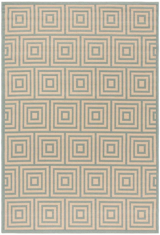 Safavieh Linden Lnd173L Cream / Aqua Rugs - Safavieh - lnd173l - 4
