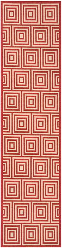 Safavieh Linden Lnd173Q Red / Creme Rugs - Safavieh - lnd173q - 28
