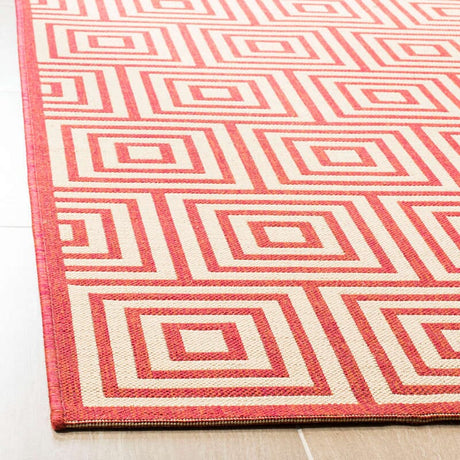 Safavieh Linden Lnd173Q Red / Creme Rugs - Safavieh - lnd173q - 4