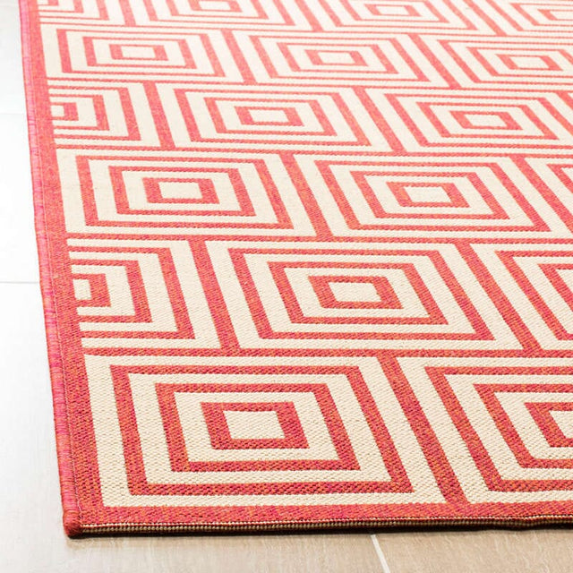 Safavieh Linden Lnd173Q Red / Creme Rugs - Safavieh - lnd173q - 4