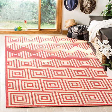 Safavieh Linden Lnd173Q Red / Creme Rugs - Safavieh - lnd173q - 4
