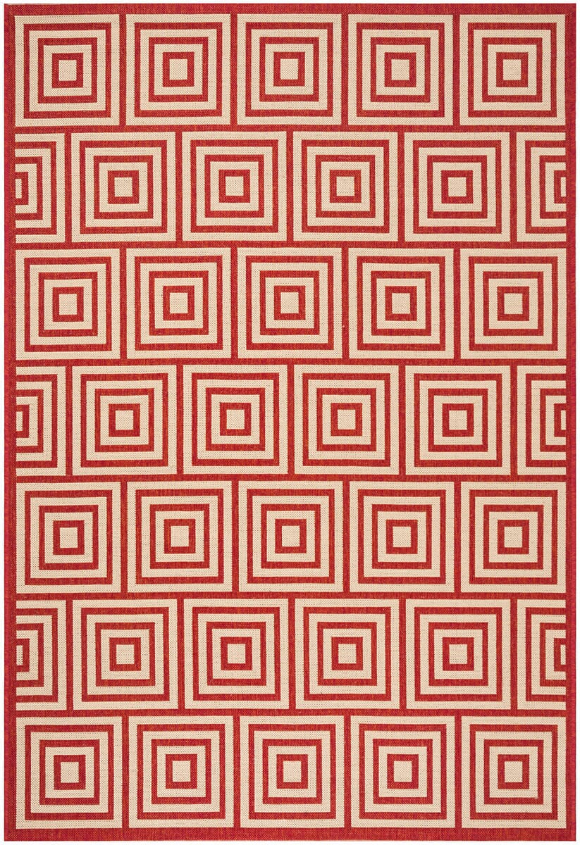 Safavieh Linden Lnd173Q Red / Creme Rugs - Safavieh - lnd173q - 4