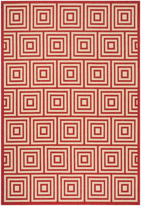 Safavieh Linden Lnd173Q Red / Creme Rugs - Safavieh - lnd173q - 4