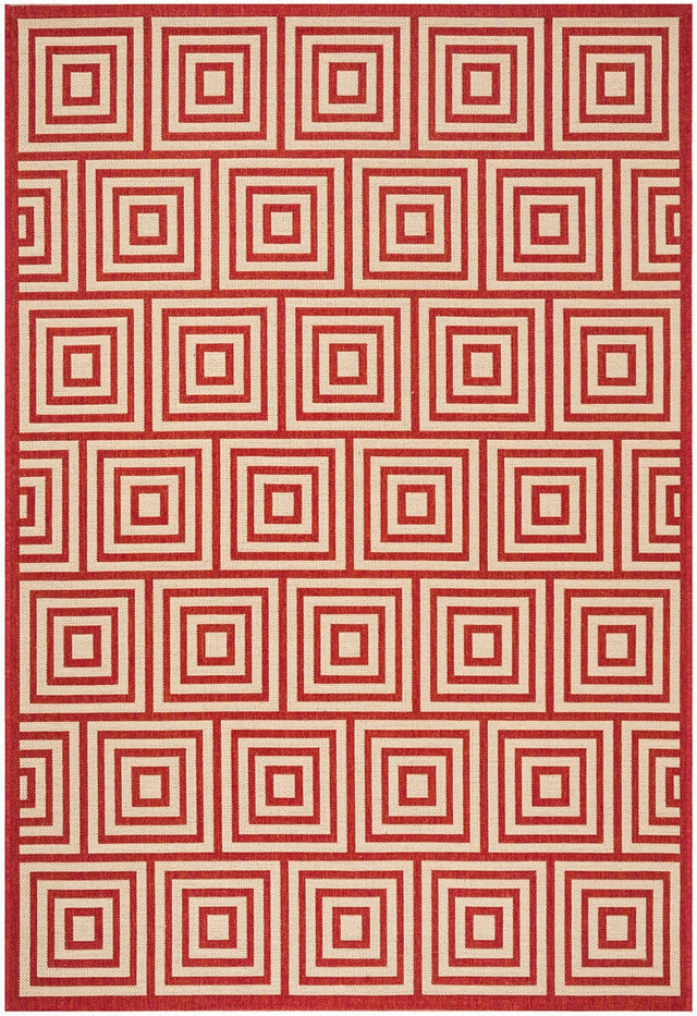 Safavieh Linden Lnd173Q Red / Creme Rugs - Safavieh - lnd173q - 4