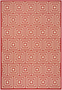 Safavieh Linden Lnd173Q Red / Creme Rugs - Safavieh - lnd173q - 4