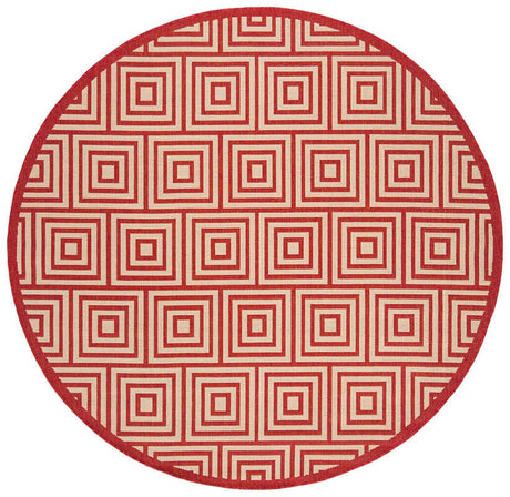 Safavieh Linden Lnd173Q Red / Creme Rugs - Safavieh - lnd173q - 6r