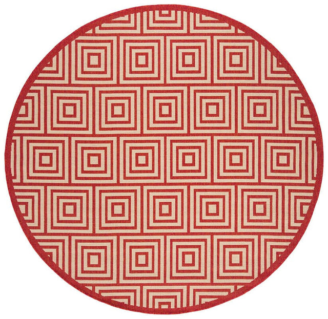 Safavieh Linden Lnd173Q Red / Creme Rugs - Safavieh - lnd173q - 6r