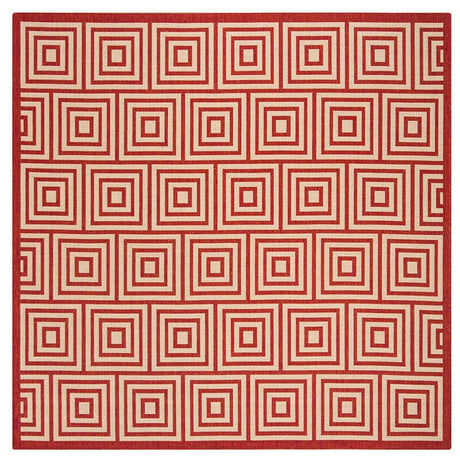 Safavieh Linden Lnd173Q Red / Creme Rugs - Safavieh - lnd173q - 6sq