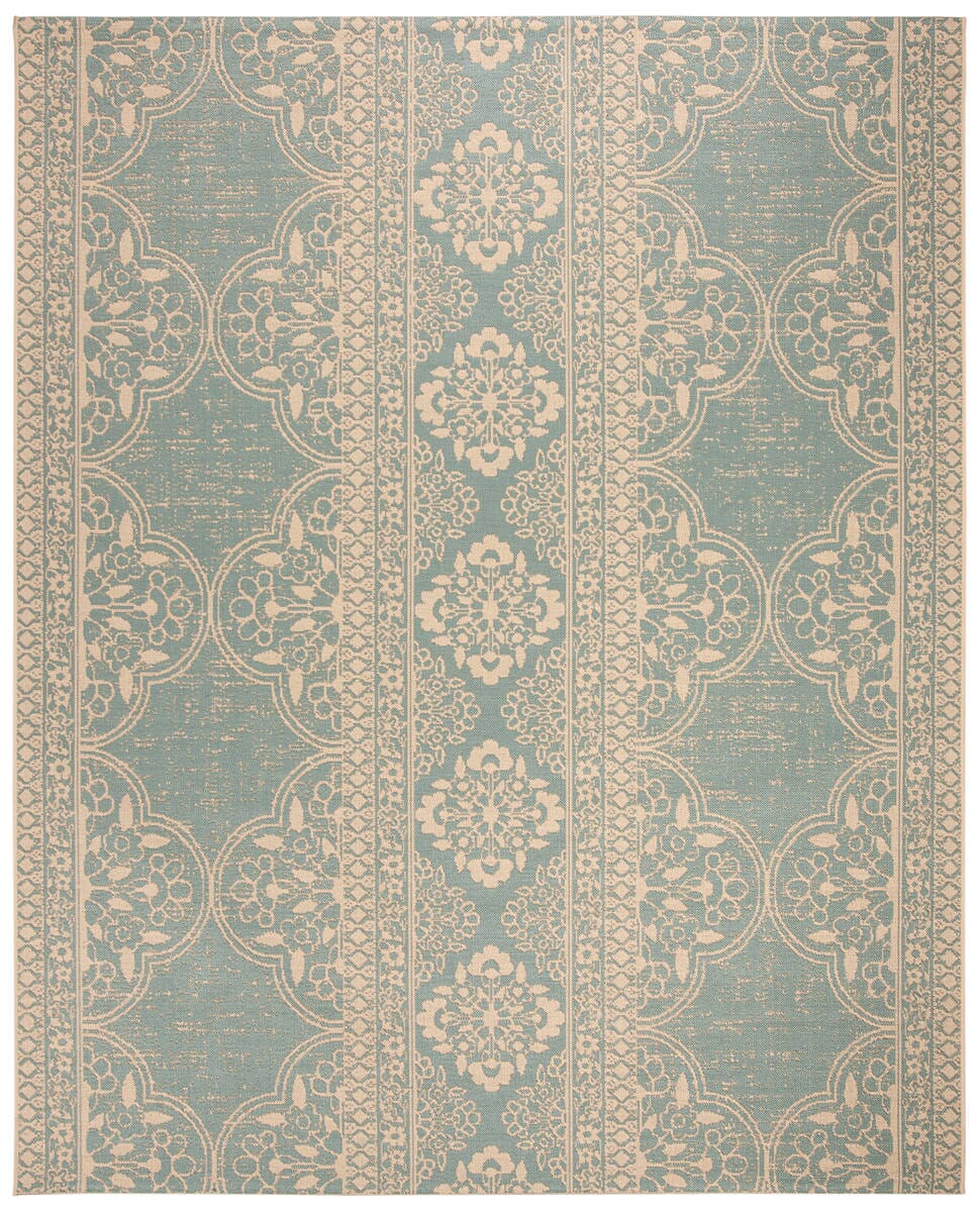 Safavieh Linden Lnd174L Cream / Aqua Rugs - Safavieh - lnd174l - 6r