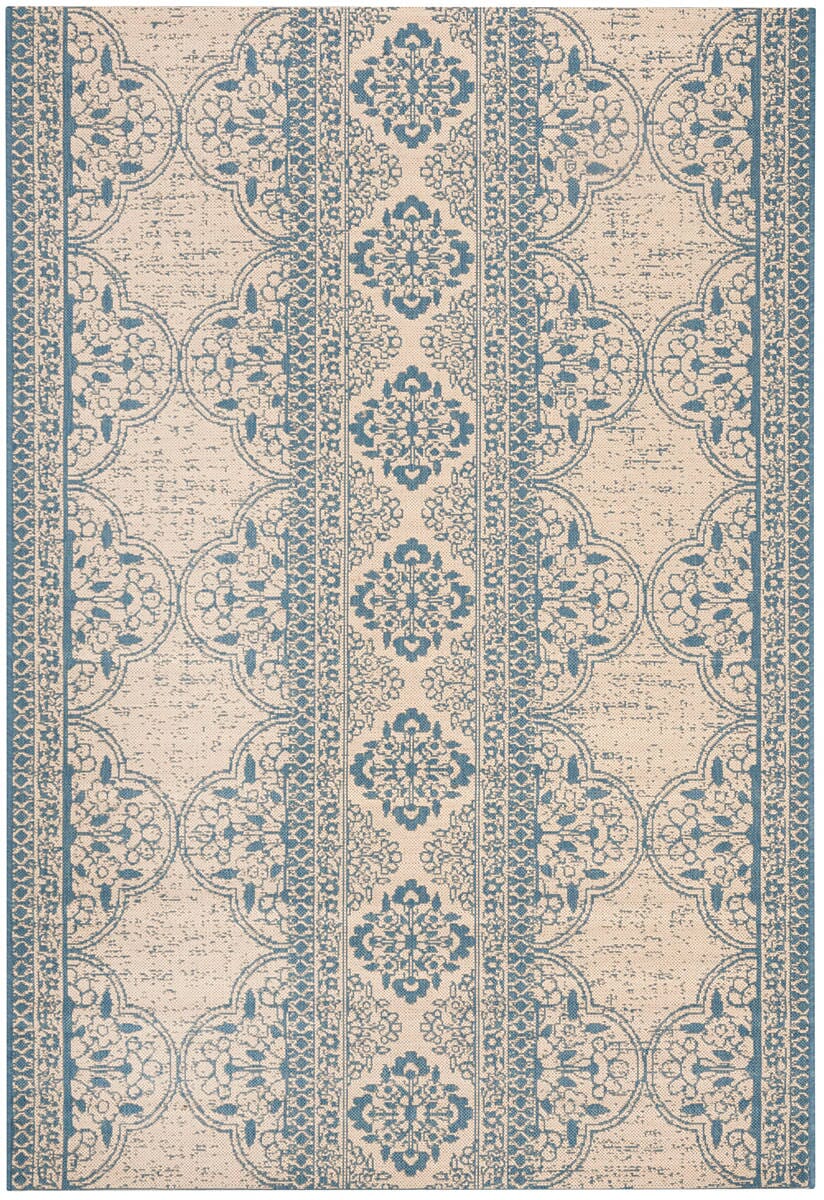 Safavieh Linden Lnd174M Blue / Creme Rugs - Safavieh - lnd174m - 4
