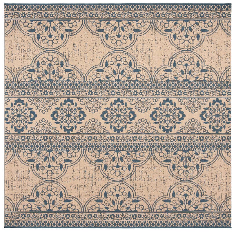Safavieh Linden Lnd174M Blue / Creme Rugs - Safavieh - lnd174m - 6sq