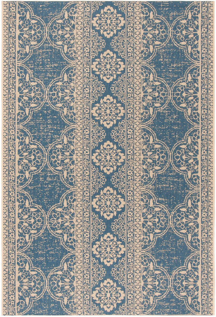 Safavieh Linden Lnd174N Cream / Blue Rugs - Safavieh - lnd174n - 4