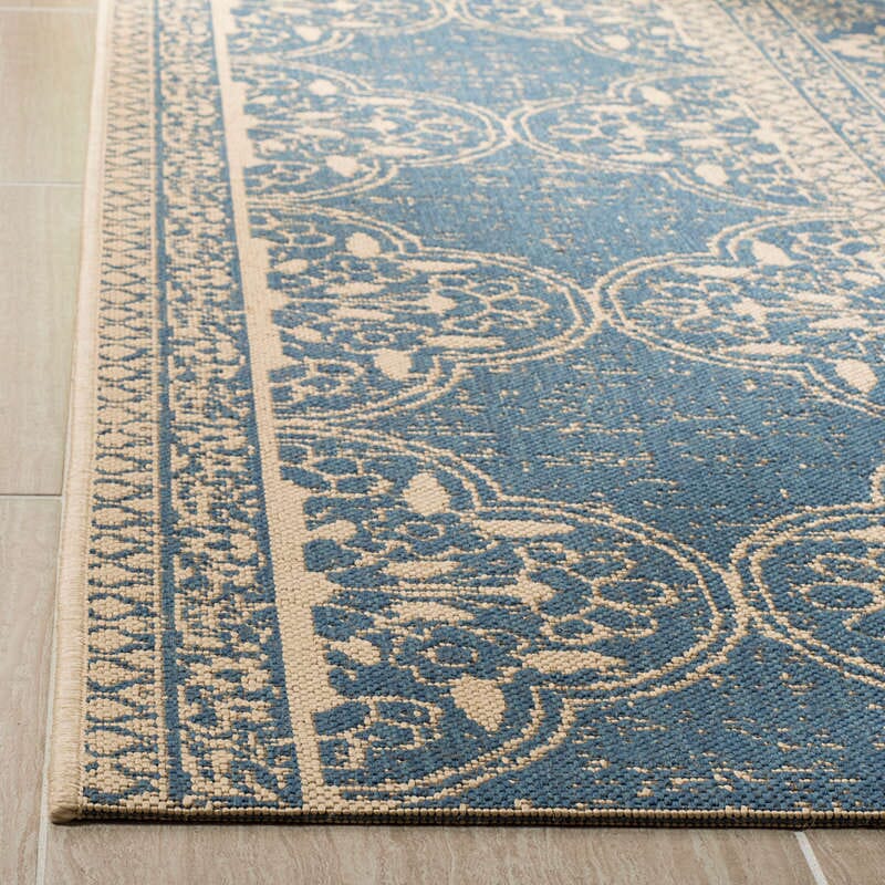 Safavieh Linden Lnd174N Cream / Blue Rugs - Safavieh - lnd174n - 4