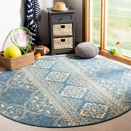 Safavieh Linden Lnd174N Cream / Blue Rugs - Safavieh - lnd174n - 6r