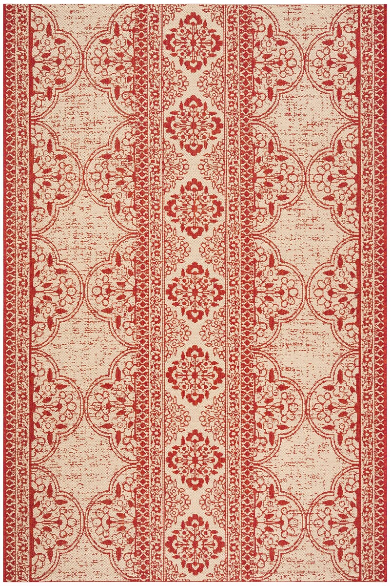 Safavieh Linden Lnd174Q Red / Creme Rugs - Safavieh - lnd174q - 4